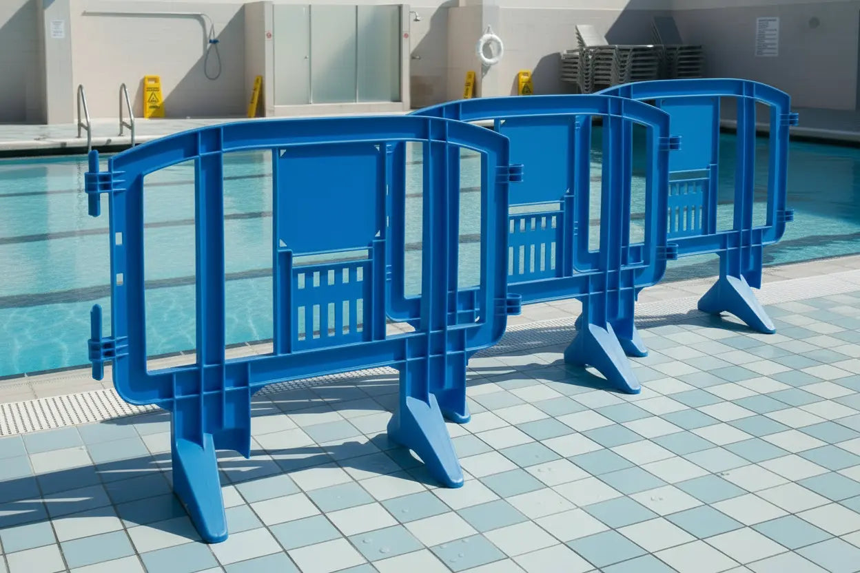 Barrière de sécurité MOVIT 1250 avec marquage CE pour contrôle des foules