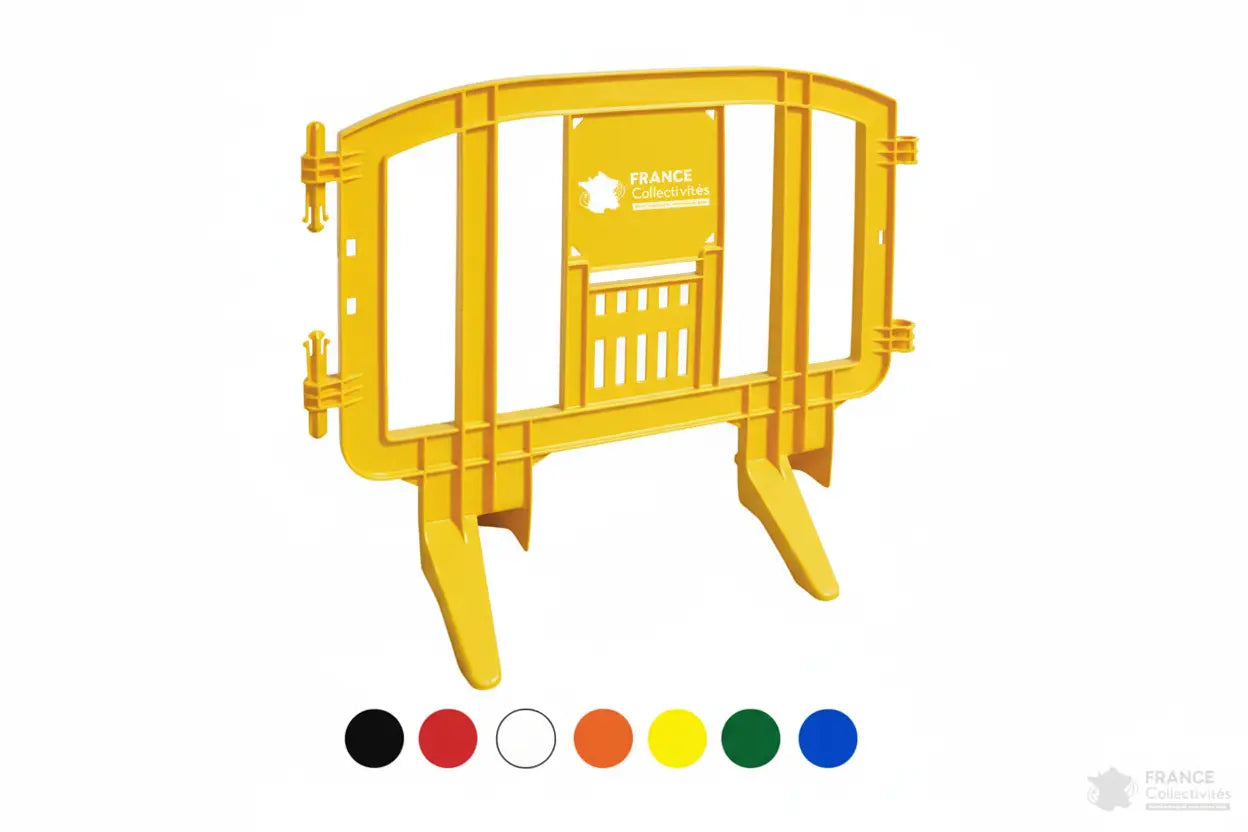 Barrière de sécurité plastique 125 cm MOVIT® 1250