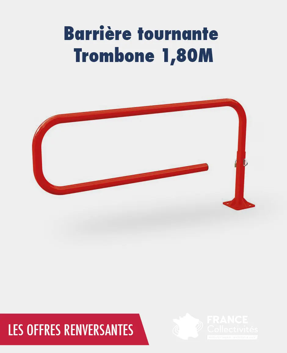 Promo barrière tournante Trombone 1.80 m Procity