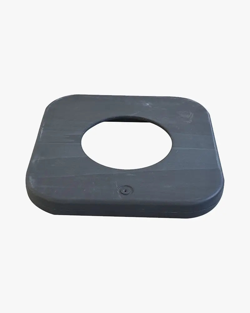 Base carrée 550 x 550 mm pour cône lesté de chantier