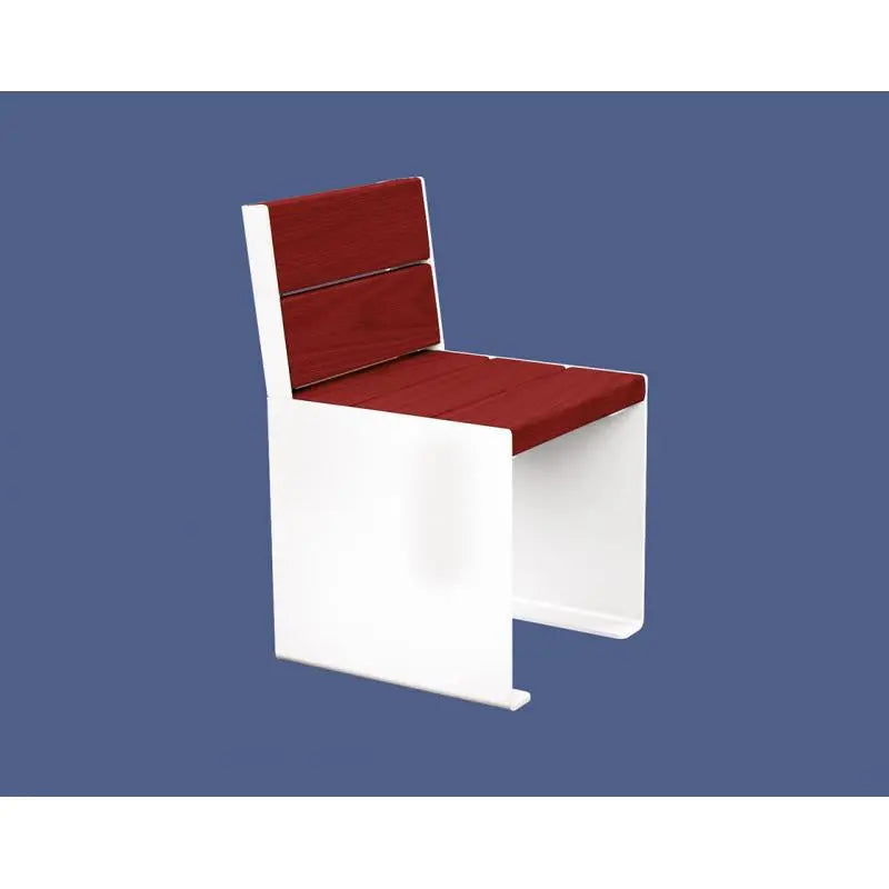Fauteuil bois et acier KUB
