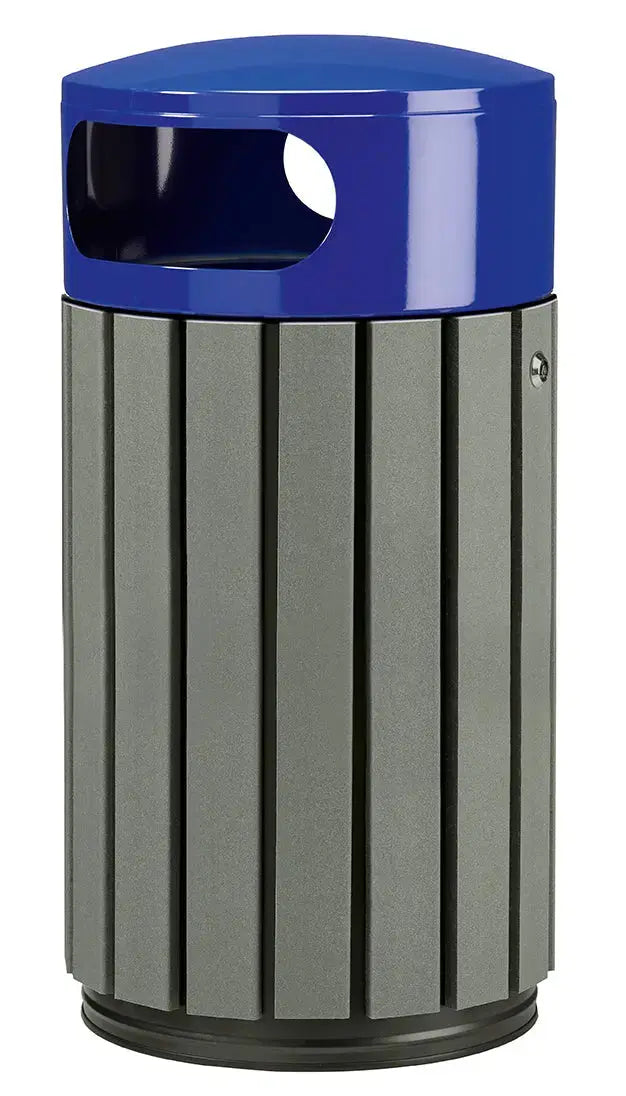 Corbeille zéno etik 40 ou 60 litres bleu gris