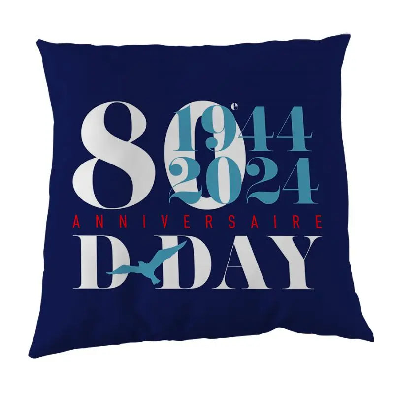 Coussin 35 x 35cm - 80e anniversaire du débarquement france collectivités