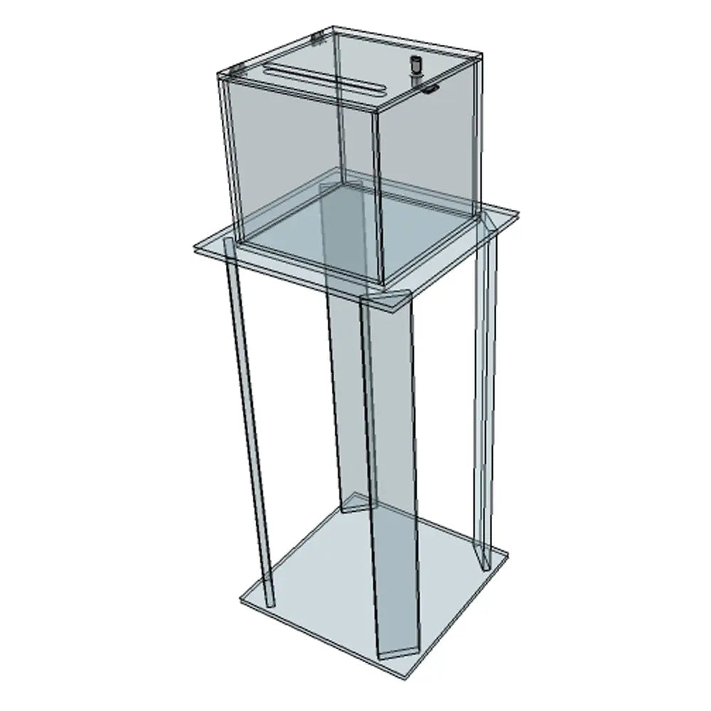 Boite à clé sur console plexi france collectivités