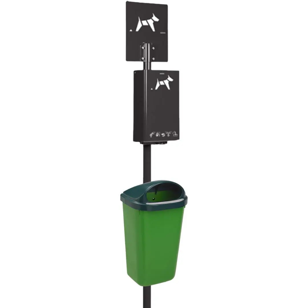 Promo borne hygiène canine Hygeca + corbeille xerios 50L Rossignol
