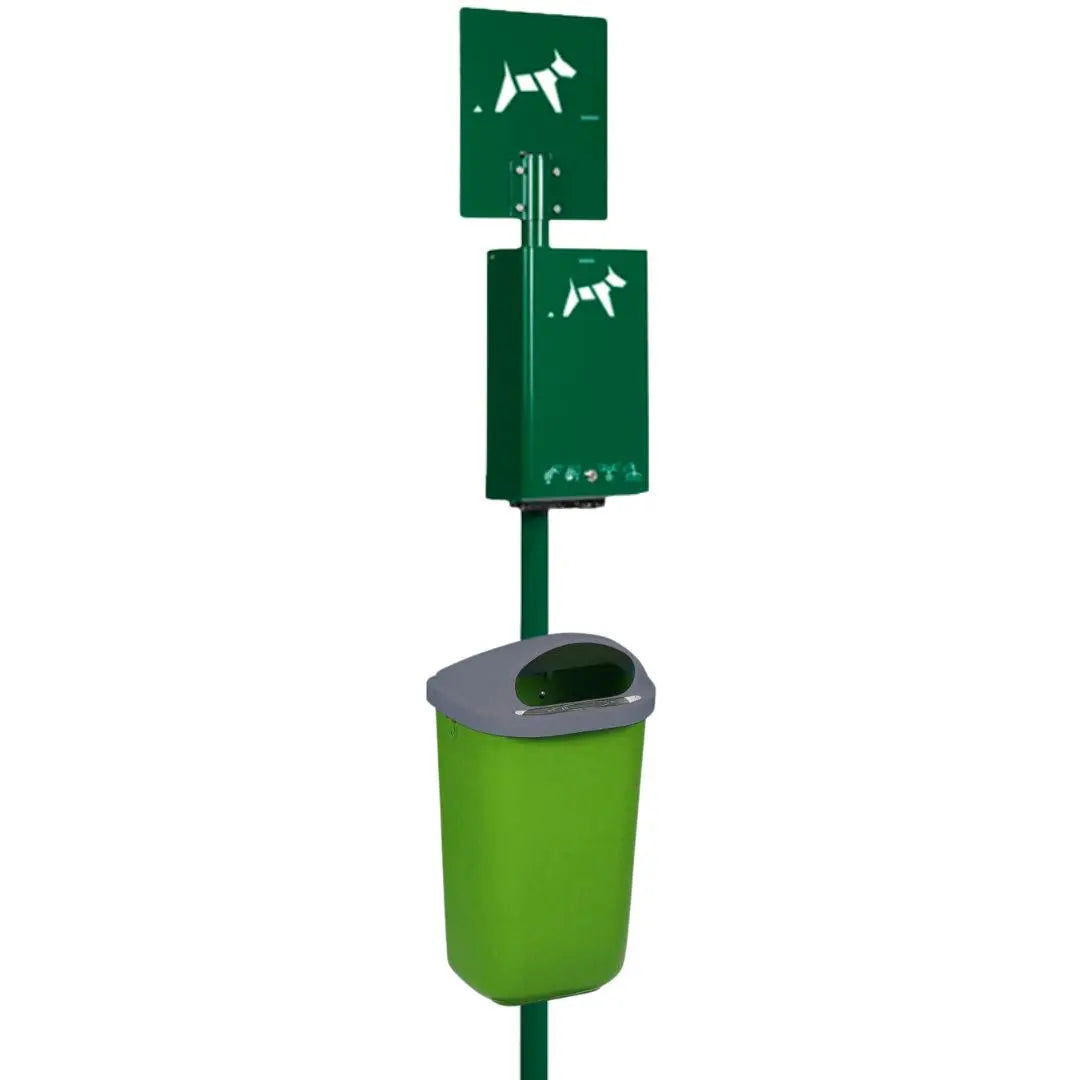 Promo borne hygiène canine Hygeca + corbeille xerios 50L Rossignol