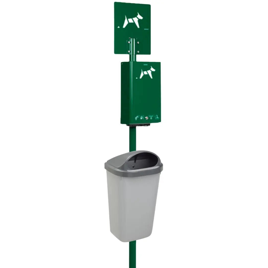 Promo borne hygiène canine Hygeca + corbeille xerios 50L Rossignol