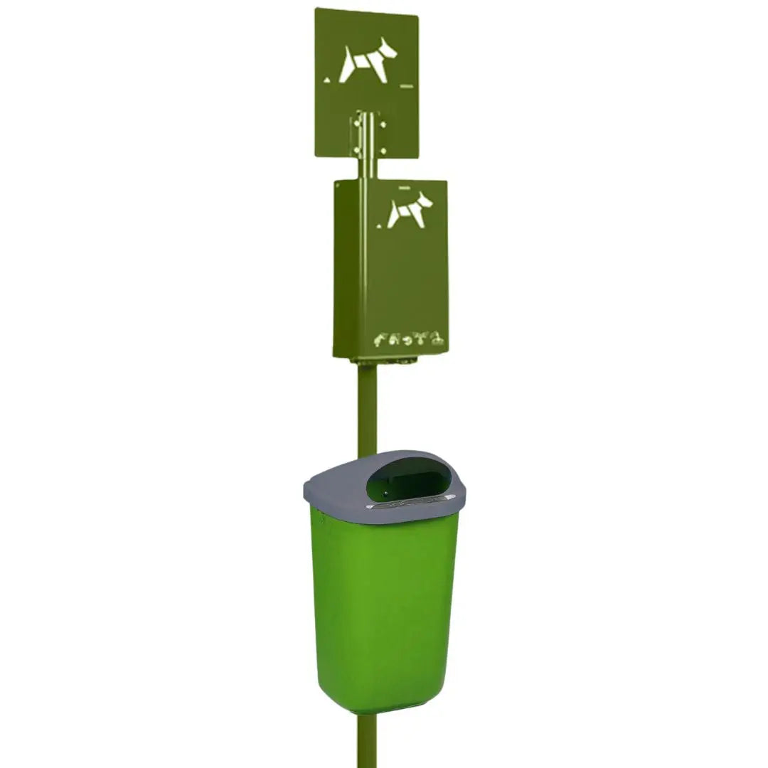 Promo borne hygiène canine Hygeca + corbeille xerios 50L Rossignol