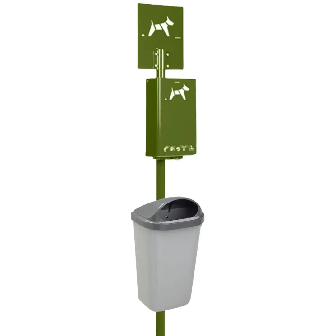 Promo borne hygiène canine Hygeca + corbeille xerios 50L Rossignol