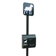 Borne de propreté canine avec distributeur double rouleau france collectivités