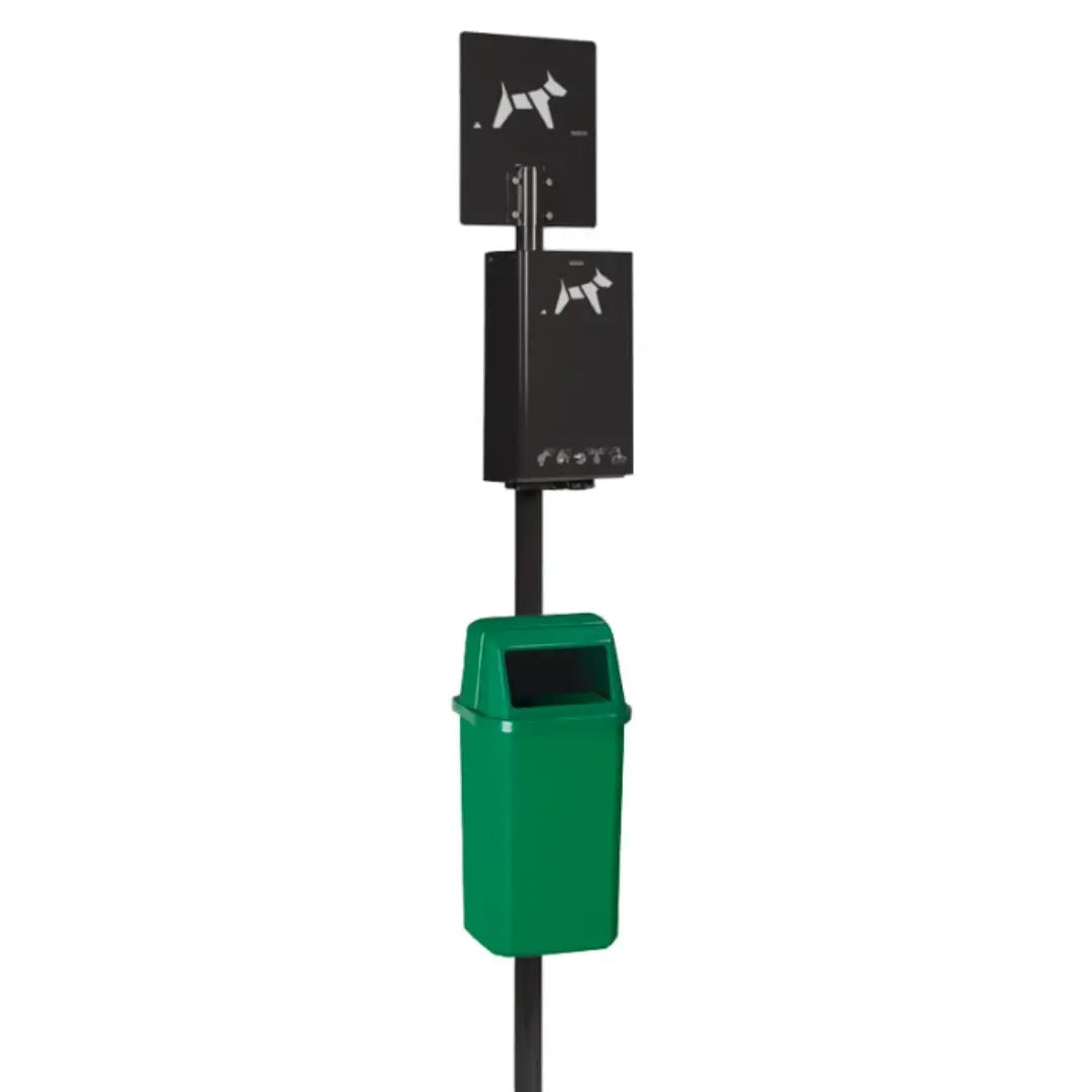 Promo borne hygiène canine Hygeca + corbeille Proximi 23L Rossignol