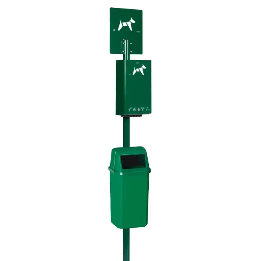 Promo borne hygiène canine Hygeca + corbeille Proximi 23L Rossignol