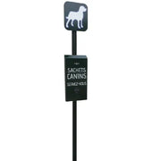 Borne de propreté canine avec distributeur liasse france collectivités