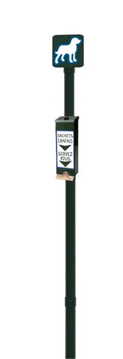 Borne de propreté canine avec distributeur mini-solo france collectivités