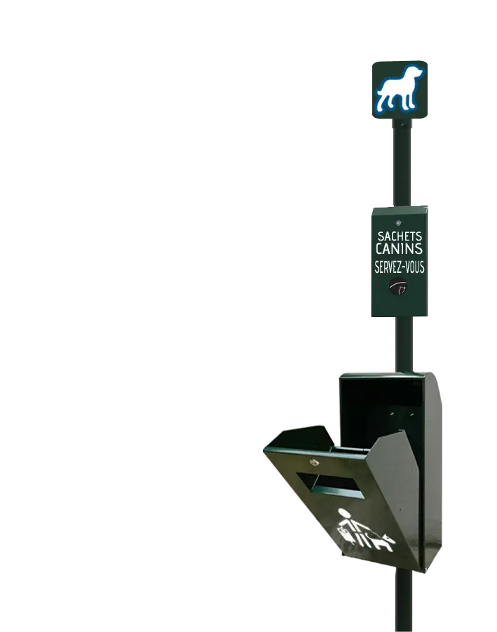 borne de propreté canine