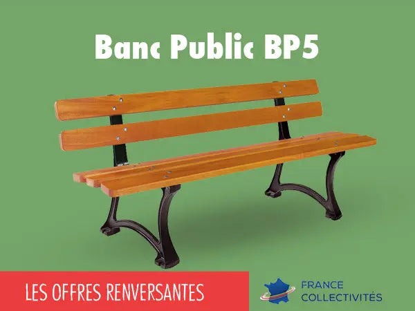 Promo banc bois BP5 france collectivités