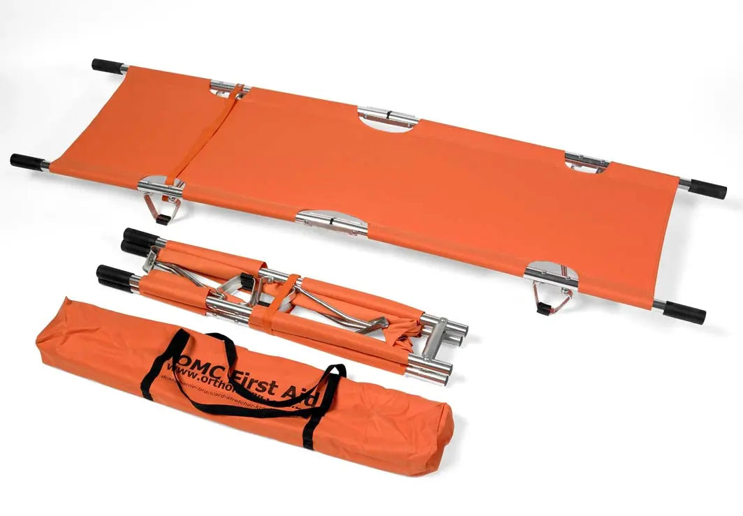 Brancard pliable en 4 avec housse de transport france collectivités