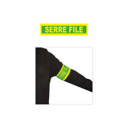 Brassard Serre-file jaune fluo Farmor BRA 9520 SF pour fermer la marche lors d'une évacuation
