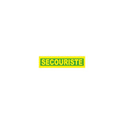 Brassard lame Secouriste jaune fluo Farmor BRA 9540 ST pour identifier les secouristes