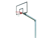 But de basket extérieur 120 × 120 galvanisé, déport 2,25 m, cercle 3,05 m
