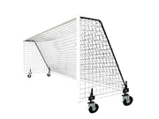 Buts de foot à 8 transportables alu 120 × 100 mm, lest intégré et roues 360°
