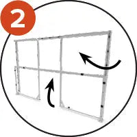 Buts de futsal 3 × 2 m aluminium Ø 80 mm, mobiles et repliables, avec ancrages