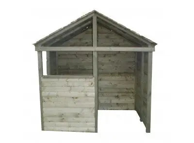 Cabane Montagnarde en bois pour aire de jeux enfants de 2 à 12 ans