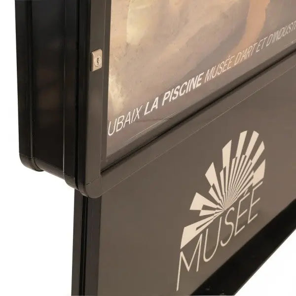Caisson d'affichage sucette PMR france collectivités