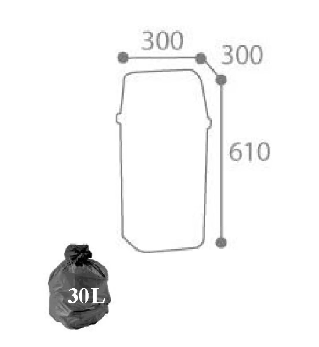 Corbeille plastique Proximi Rossignol