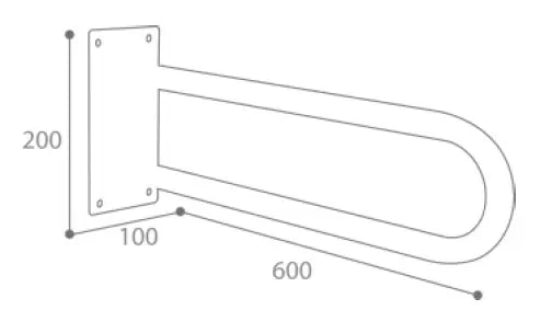 Barre de relèvement 60 cm Inox Biska Rossignol