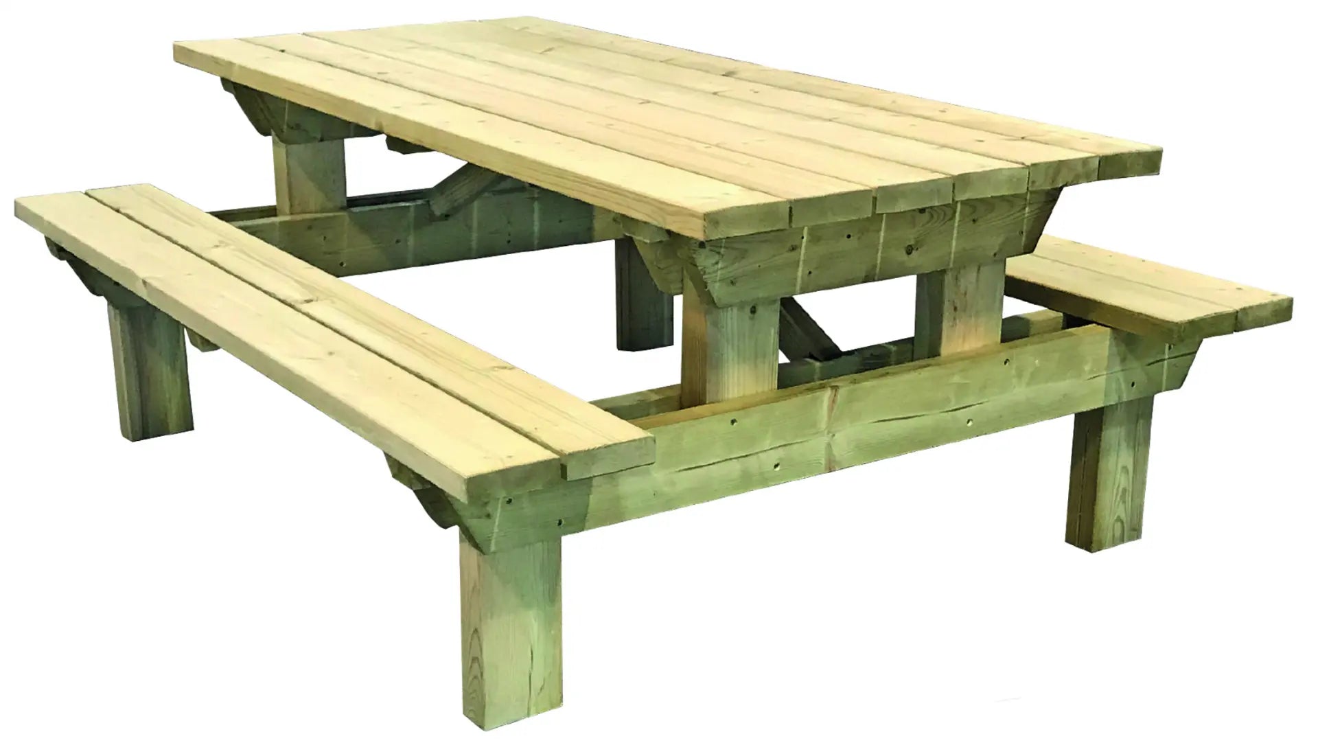 Table de pique nique bois Hanovre-2.30M PMR A SCELLER