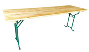 Table bois pliante tubulaire 220 x 70 cm - France Collectivités
