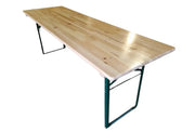 Table pliante bois cornière 220 x 70 cm - France Collectivités