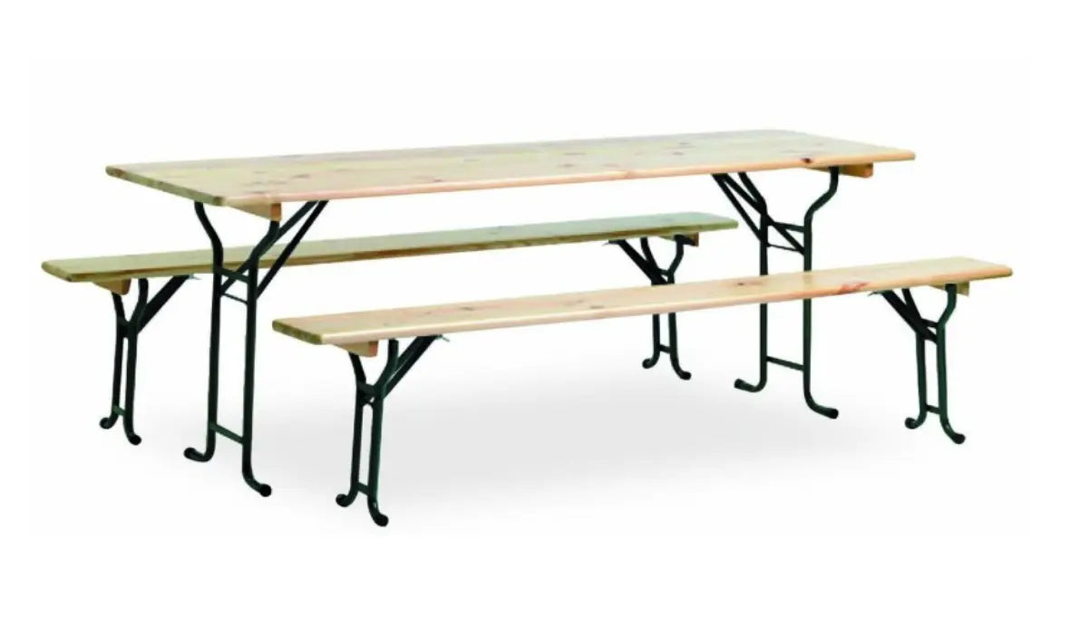 Ensemble brasserie tubulaire 220 x 80 cm - France Collectivités