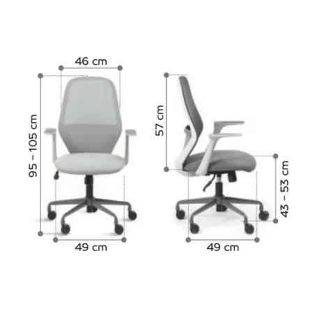 Fauteuil synchrone en maille et tissu et maille time france collectivités