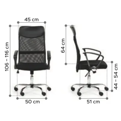 Fauteuil de bureau accoudoirs fixe Omaha france collectivités