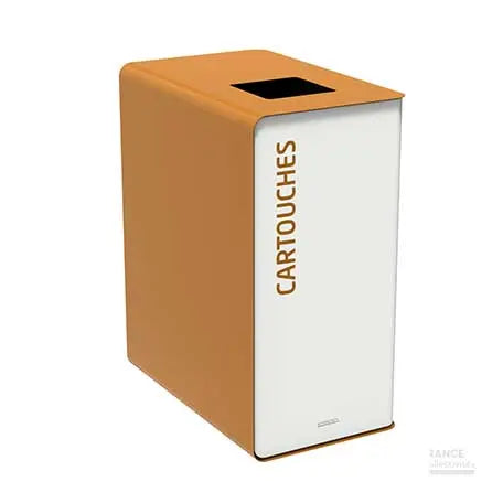 Corbeille pour tri sélectif avec bac intérieur 40L et 65L Cubatri - France Collectivités