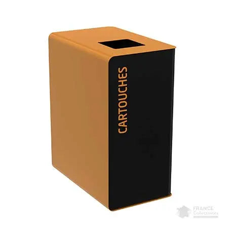 Corbeille pour tri sélectif avec bac intérieur 40L et 65L Cubatri - France Collectivités