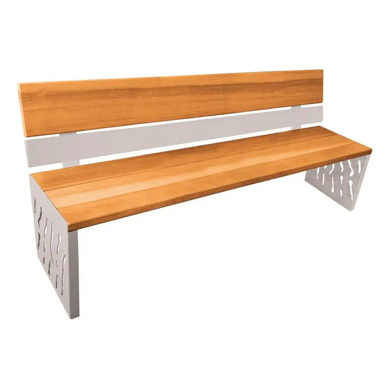 Banc bois et acier Venise