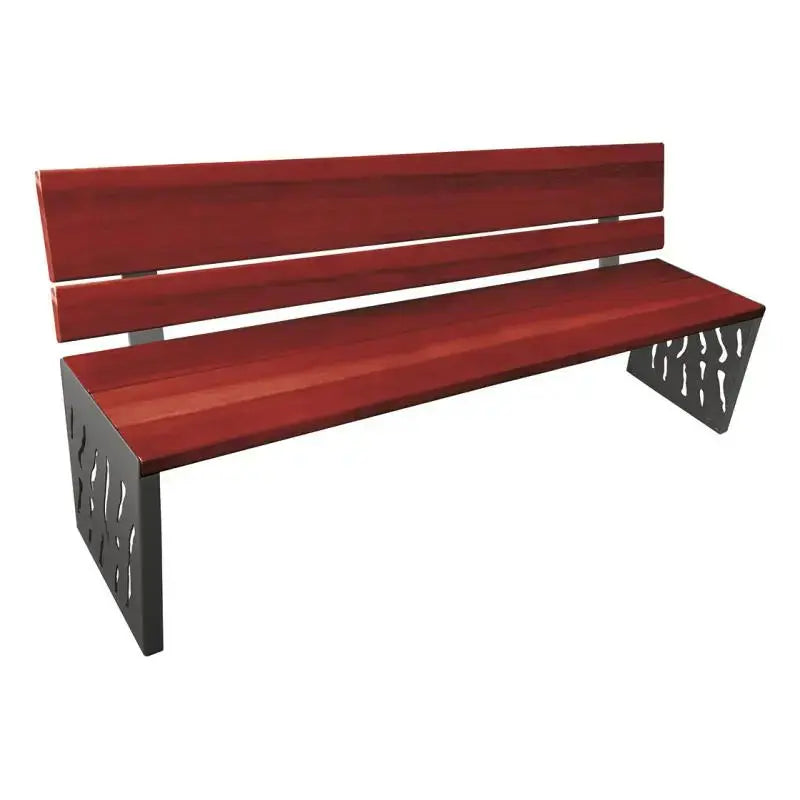Banc bois et acier Venise