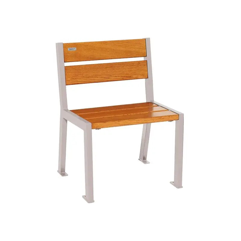 Fauteuil bois et acier Silaos
