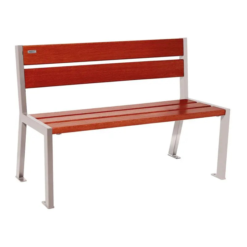 Banc bois et acier Silaos