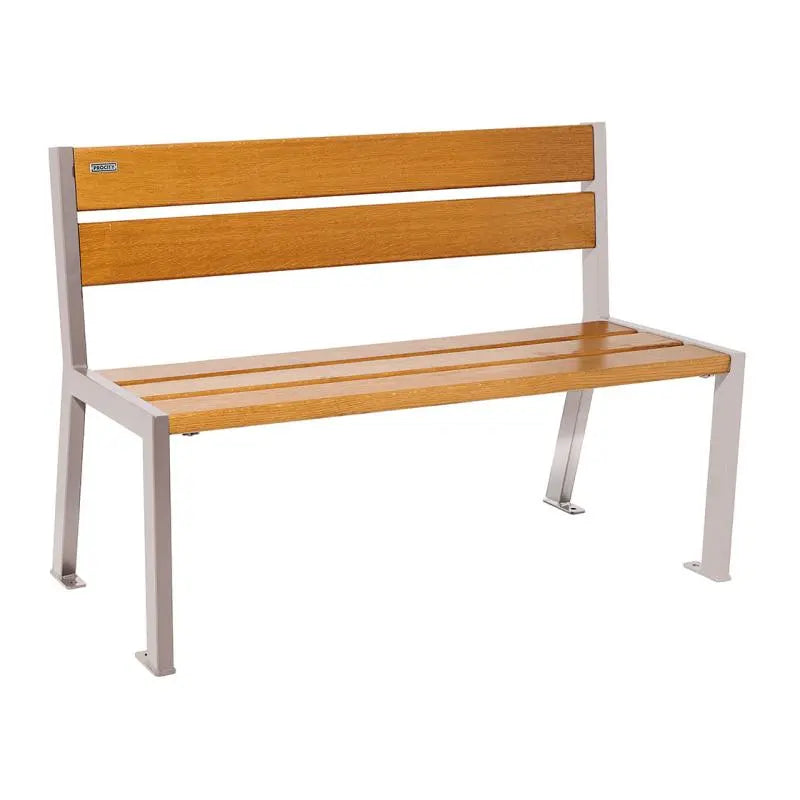 Banc bois et acier Silaos