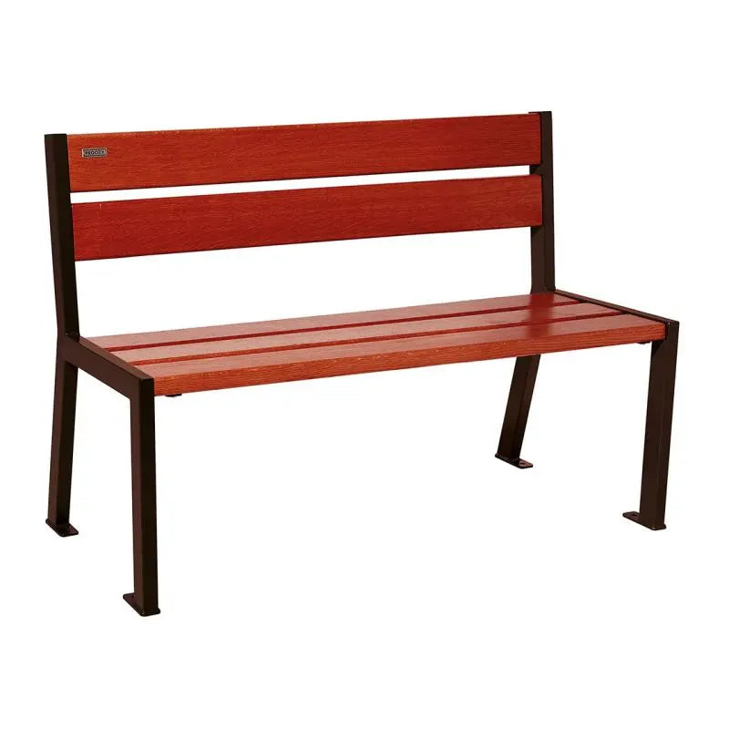 Banc bois et acier Silaos