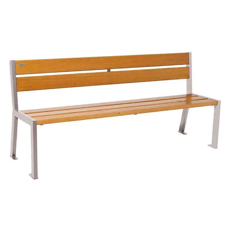Banc bois et acier Silaos