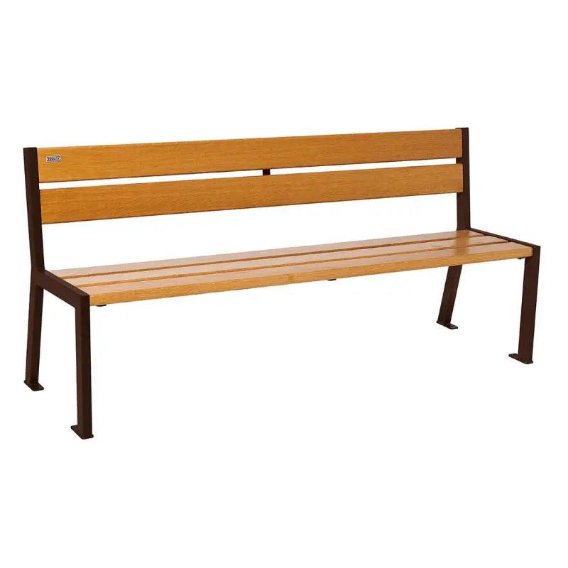 Banc bois et acier Silaos