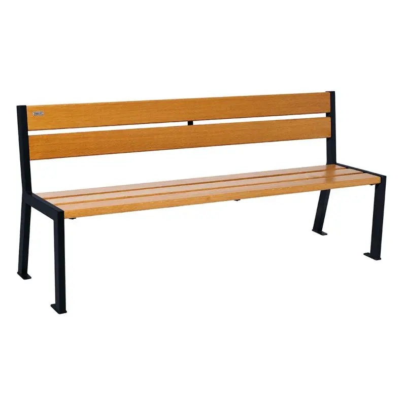 Banc bois et acier Silaos