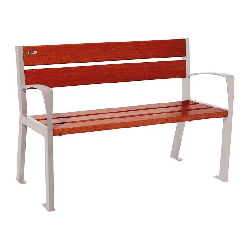 Banc bois et acier Silaos