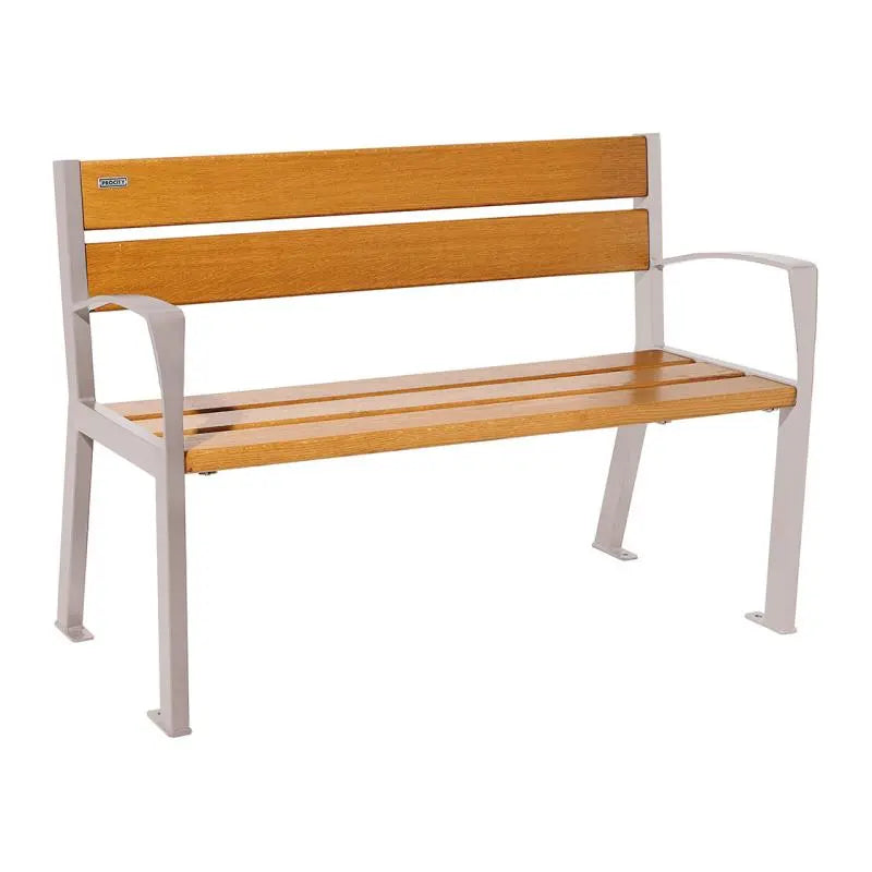 Banc bois et acier Silaos