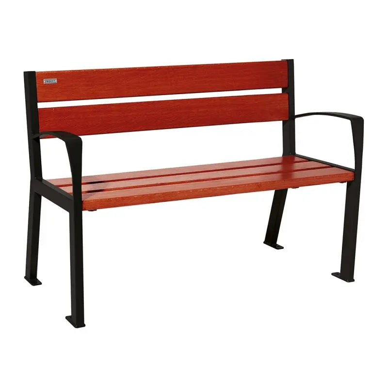 Banc bois et acier Silaos